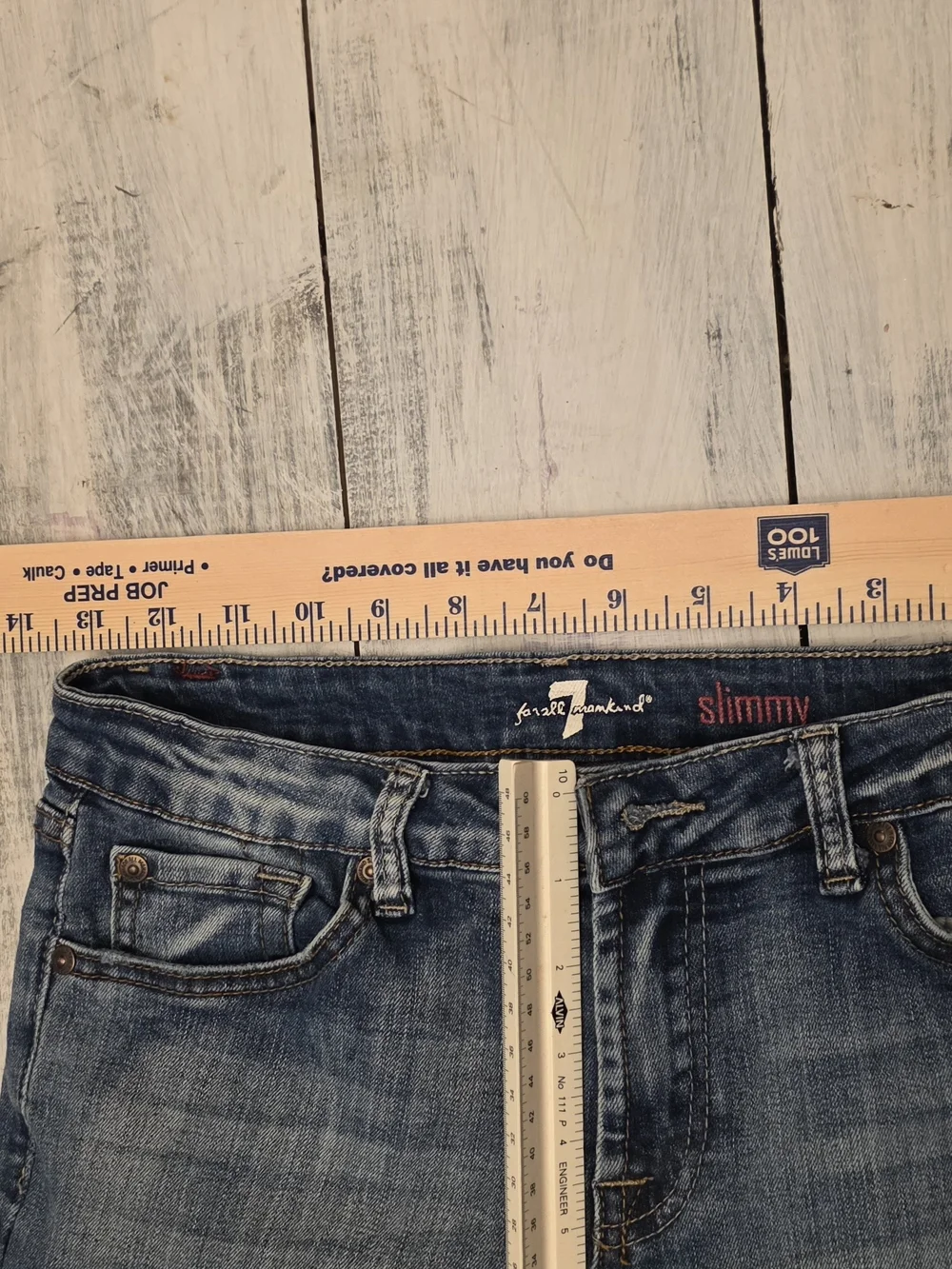 7 For All Mankind Slimmy Jeans in Faded Blue Boys sz 14